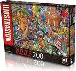 24005 Ks, World In A Hurry, 200 Parça Puzzle