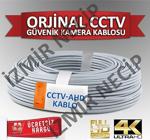 25 Metre Güvenli̇k Kamera Kablosu Cctv 2+1 Ahd Analog Kamera Kablo