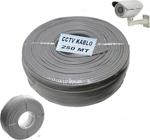 250M Cctv Güvenlik Kamera Kablosu 2+1 0.22Mm