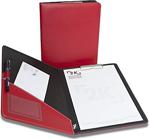 2K 501-6 Sekreterlik/Sekreter Tablası/Sekreter Notluğu A4 Suni Deri Notluk Dosyası, Kırmızı, A4