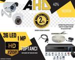 2Lİ AHD KAMERA SİSTEMİ SONY CCD 720P 1MP