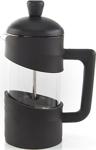 350 Ml French Press Bitki Çayı Demliği Borosilikat Cam Siyah