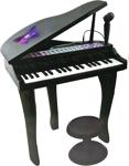 37 Tuşlu Mini Piano Mikrofonlu Ve Tabureli Çocuk Piyano Siyah-88022