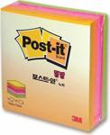 3M Post-It Küp Not, Neon Renkler, 225 Yaprak, 76Mm76Mm