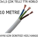 3X1.5 Ttr Kablo ( 10 Metre ) Kali̇teli̇ Ürün
