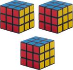 3X3 Rubiks Zeka Küpü Magic Cube Sabır Küpü (3Adet)