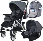 4 Baby Ab-321 Çantalı Travel Sistem Bebek Arabası