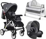 4 Baby Ab-323 Bebek Arabası Travel + Puset Sepet Beşik