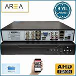 4 Kanal Ahd Dvr H265+ Kayıt Cihazı Xmeye