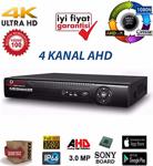 4 Kanal H265 Ahd Hi̇bri̇t Dvr Kayit Ci̇hazi 1080N Xmeye