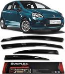 4 Lü Fiat Grande Punto Ön-Arka Sport Style Sunplex Cam Rüzgarlığı