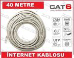 40 Metre Internet Kablosu Cat6 Kalın Bakır Kablo Ethernet