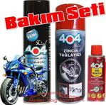 404 Motosiklet - Bisiklet Temizlik Ve Zincir Yağlama Seti