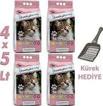 4X5 LT BENTY SANDY BEBEK PUDRA KOKULU BENTONİT KEDİ KUMU