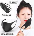 5 ADET NANO KUMAŞ YIKANABİLİR MASKE