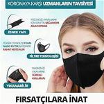 5 Adet Nano Maske Yıkanabilir Ağız Burun Koruma A Kalite