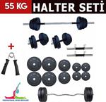 55 Kg Z Barli Halter Seti̇ Dambil Seti̇