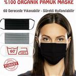 6 Adet Yıkanabilir Bio Teknoloji Steril Telli Pamuk Maske