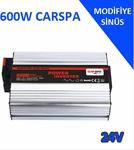 600 W Watt İnvertör 24 V Volt /220V Çevi̇ri̇ci̇ İnverter