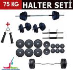 75 Kg Z Barli Halter Seti̇ Dambil Seti̇