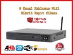 8 Kanal Kablosuz Wi̇fi̇ Hi̇bri̇t Dvr Kayit Ci̇hazi Arna-4408