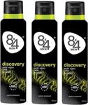 8X4 Dıscovery Sprey Deodorant 150Ml Erkek 3 Adet