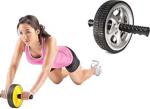 Ab Wheel Teker Şeklinde Vücut Geliştirme Ve Egzersiz Aleti