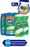 Abc Bulaşik Deterjani Seti̇ Mi̇sket Li̇monu (1370 Gr+4 Kg) X2