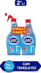 Abc Cam Temizleyici Fırsat Paketi 750 Ml + 750 Ml