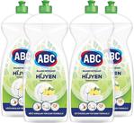 Abc Hijyen Akdeniz Limonu 1370 Gr 4'Lü Sıvı Bulaşık Deterjanı