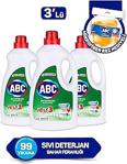 ABC Jel Plus Bahar Ferahlığı 2.14 lt 33 Yıkama 3'lü Sıvı Deterjan