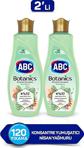 ABC Konsantre Vegan Botanics Nisan Yağmuru 1.44 lt 2'li Çamaşır Yumuşatıcı