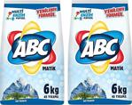 Abc Matik Çamaşır Deterjanı Dağ Esintisi 6 Kg 2'Li̇ Set