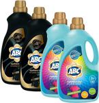 Abc Sıvı Çamaşır Deterjanı 3000 Ml. X 4 Adet (2 Adet Siyahlara Özel, 2 Adet Renklilere Özel)