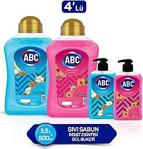 Abc Sıvı Sabun 3500 + 500 Ml (Gül+Lavanta) X 2 Adet