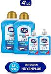 Abc Sıvı Sabun Hijyen Plus 3500 Ml 2 Adet + 500 Ml 2 Adet