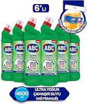 Abc Ultra Çamaşır Suyu 750 Ml Dağ Ferağlığı 6'Lı Paket