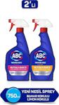 Abc Yeni Nesil Sprey Banyo&Mutfak 750 Ml X 2 - Bahar Tutkusu&Limon