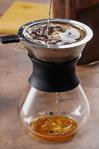 Acar Coffe Time Metal Süzgeçli Borosilikat Cam Kahve Demlik - 400 Ml