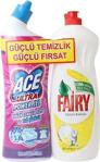 Ace Çamaşır Suyu 810 +Fairy Bulaşık Deterjanı 650 Ml