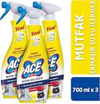 Ace Ultra Köpük Çamaşır Susuz Mutfak 700Mlx3