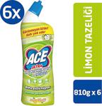 Ace Ultra Power Jel Kıvamlı Çamaşır Suyu Limon Bahçesi 6 X 810 G