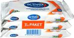 Activex Aktif 15 Yaprak 3'lü Paket Cep Boy Islak Mendil