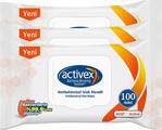 Activex Antibakteriyel Islak Mendil Aktif 3X100 Yaprak