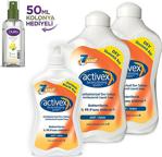 Activex Antibakteriyel Sıvı Sabun Aktif 1,5+1,5+700Ml 50 Ml Duru Kolonya