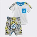 adidas I St Sum Set B Bebek Eşofman Takımı Beyaz DV1249-B