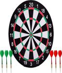 Adisda Pikolli Büyük Boy Dart Set Çift Taraflı Dart Hedef Tahtası 6 Oklu