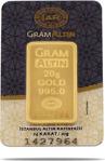 Agakulche İar 20 Gram (995) 24 Ayar Külçe Altın