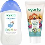 Agarta Erkek Çocuklarına Özel Bakım Şampuanı + Çocuk Diş Macunu (2 Li Set )