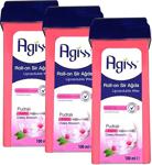 Agiss Roll-On Sir Ağda Hassas Ciltler Pudralı 100 Ml X 3 Adet